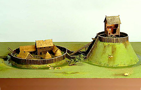 This is how my motte and bailey would look, only on a bigger scale.